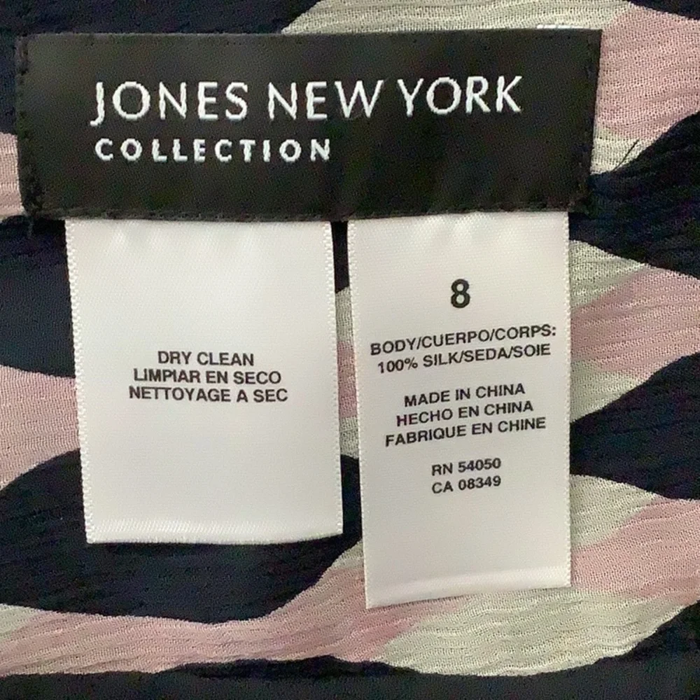 Jones New York Collection  Pink and Black Skirt